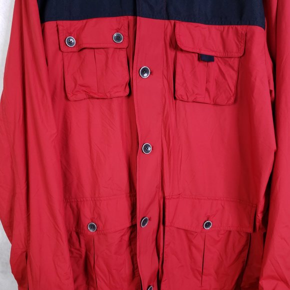 UNTUCKit Men's XL Nylon Zip/Button Windbreaker - Picture 5 of 11